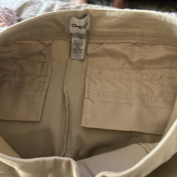 Chico’s size 0.5 khaki color straight/skinny trousers. - Picture 8 of 8